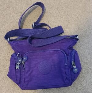 Purple Kipling Crossbody Purse